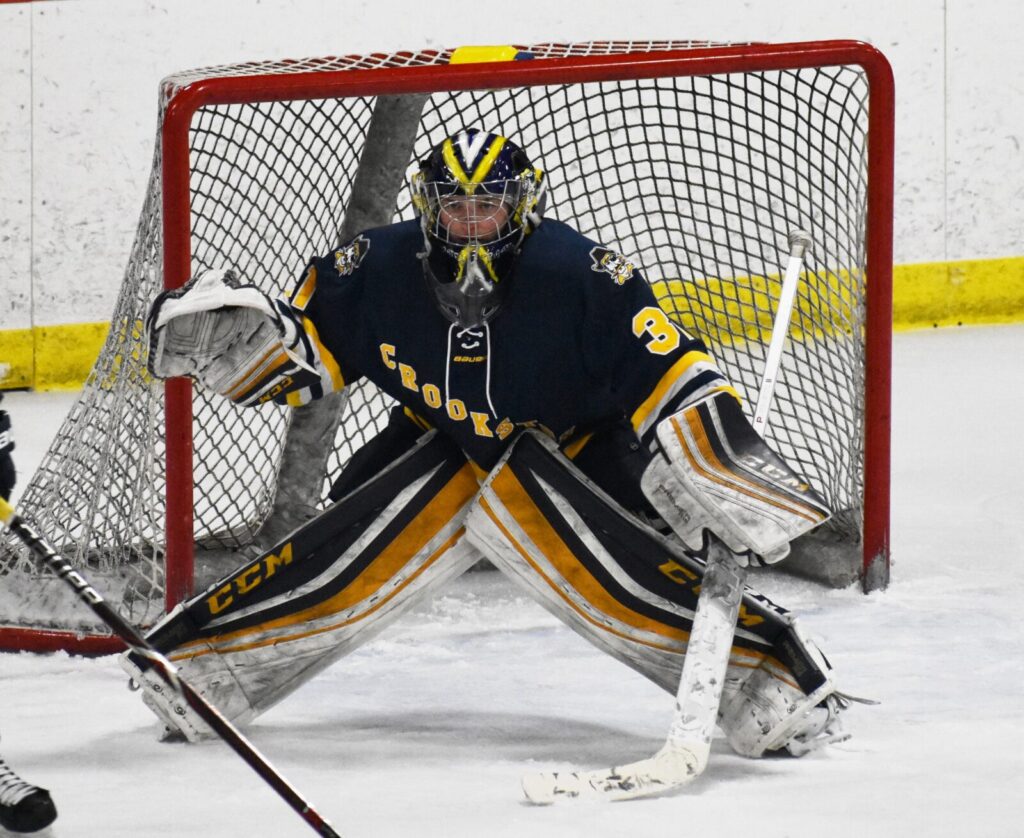 AARON HUGLEN’S OVERTIME GOAL THWARTS CROOKSTON PIRATE COMEBACK IN ROSEAU