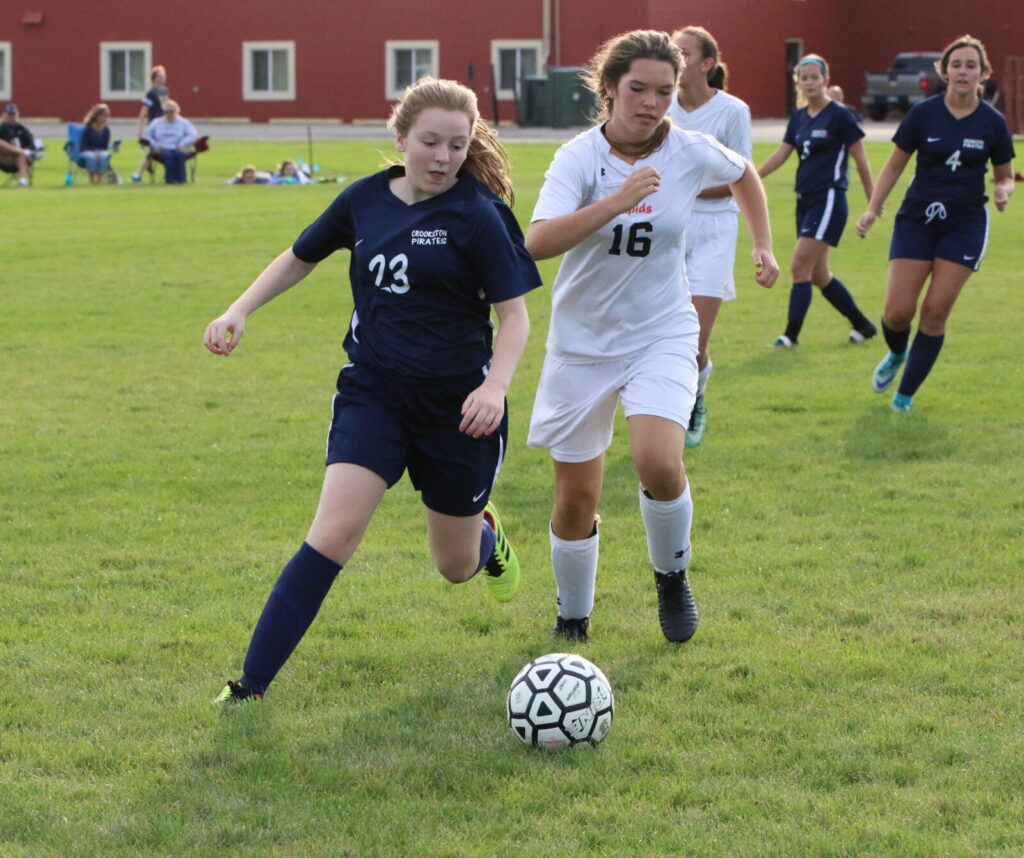 CROOKSTON GIRLS’ SOCCER SCORES SECOND GOAL OF THE SEASON IN LOSS TO GRAND RAPIDS