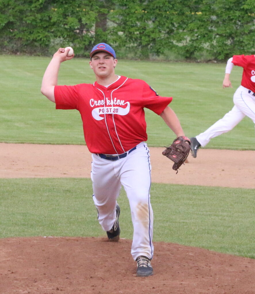 RED LAKE FALLS SWEEPS CROOKSTON LEGION POST 20 BASEBALL IN DOUBLEHEADER