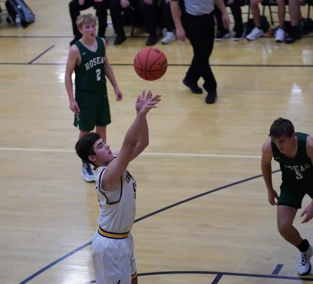 PIRATES BOYS BASKETBALL USES HOT START TO EARN WIN OVER ROSEAU