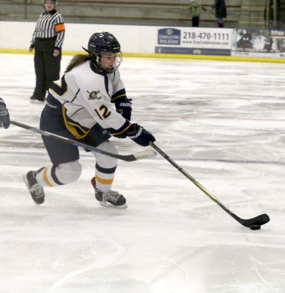 SLOW START COSTS CROOKSTON GIRL’S HOCKEY IN LOSS TO JAMESTOWN