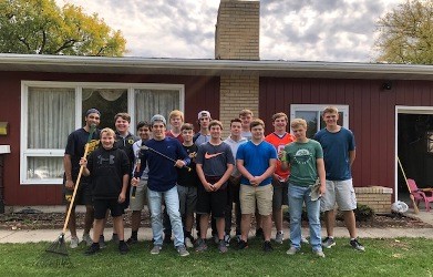 Pirate Football Players Help Fuji Lerum