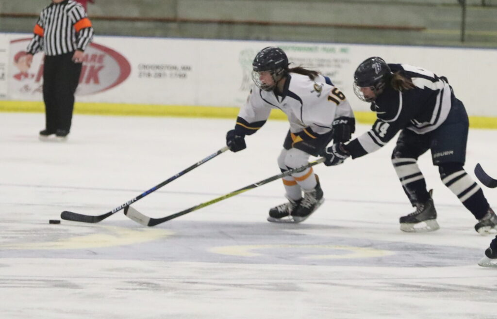 PIRATE GIRLS HOCKEY FALLS IN OVERTIME AT PRAIRIE CENTER