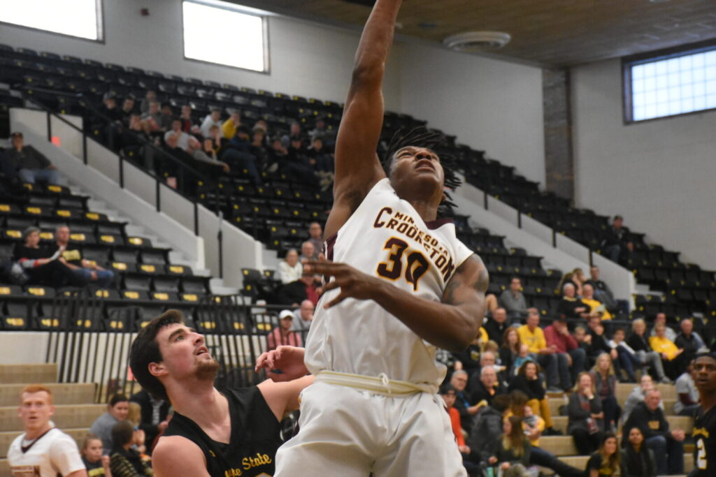 SHOOTING WOES PLAGUE MINNESOTA CROOKSTON MEN’S BASKETBALL IN LOSS TO WAYNE STATE