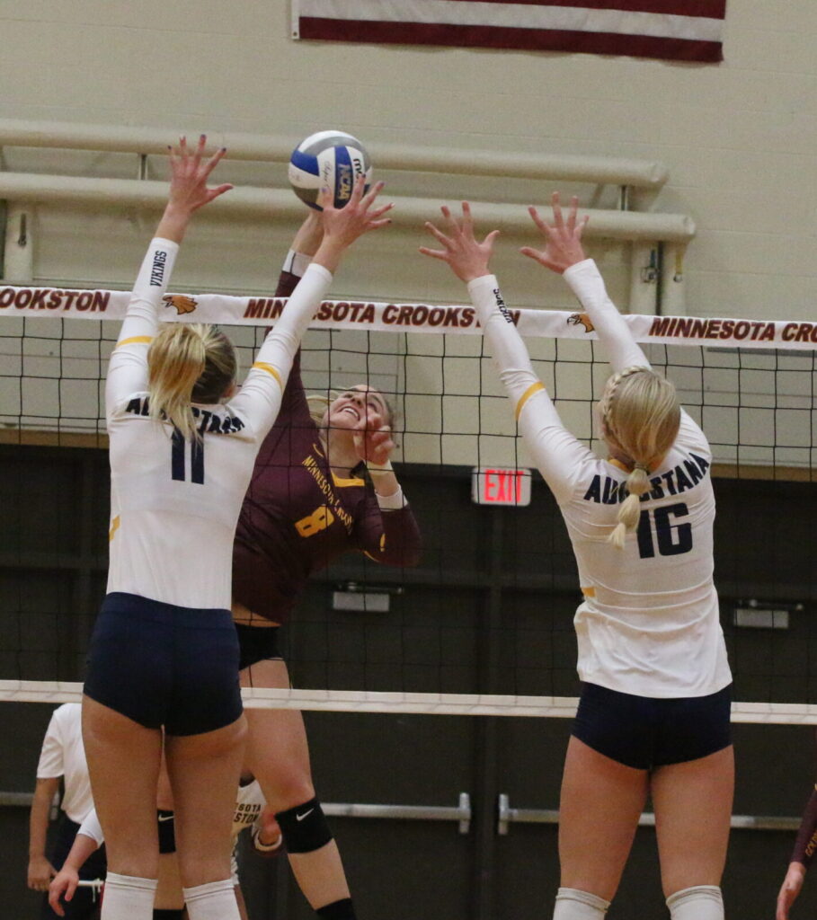UNIVERSITY OF MINNESOTA CROOKSTON VOLLEYBALL SWEPT BY AUGUSTANA