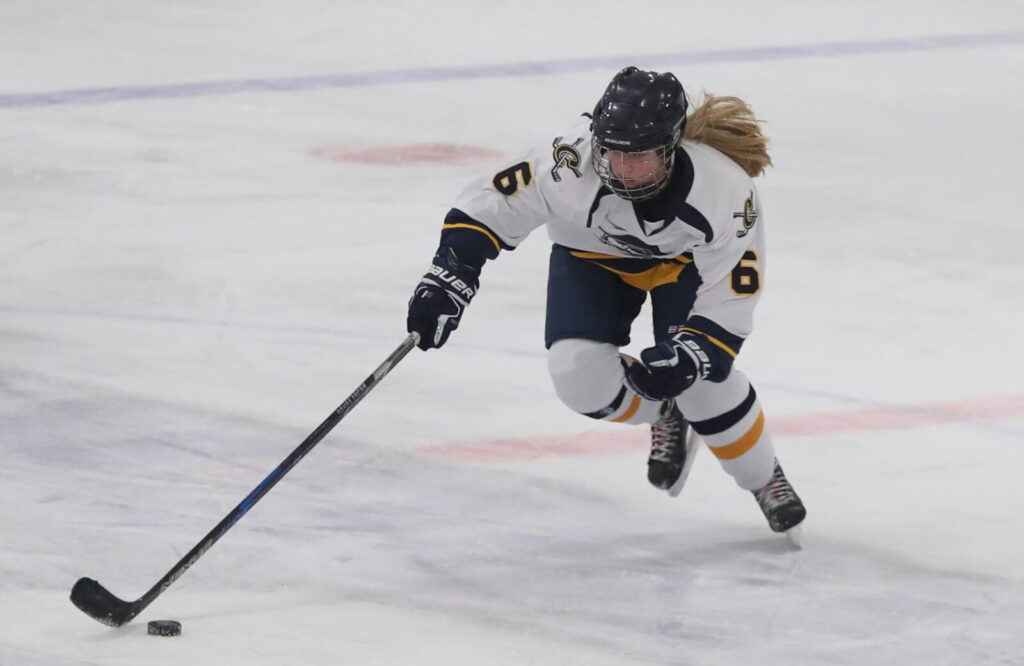Pirate Girls Hockey Ties Jamestown 2-2