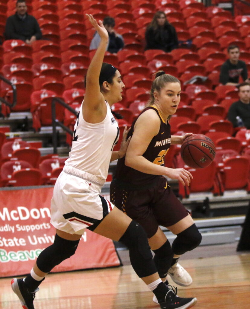 UMC WOMEN’S BASKETBALL STRUGGLES TO SCORE IN LOSS TO MINOT STATE