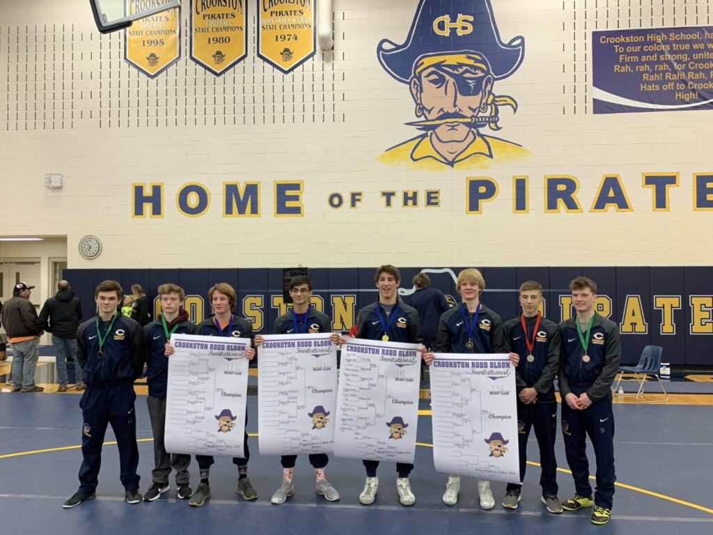 CROOKSTON WRESTLING TAKES FOURTH PLACE AT RODD OLSON INVITATIONAL