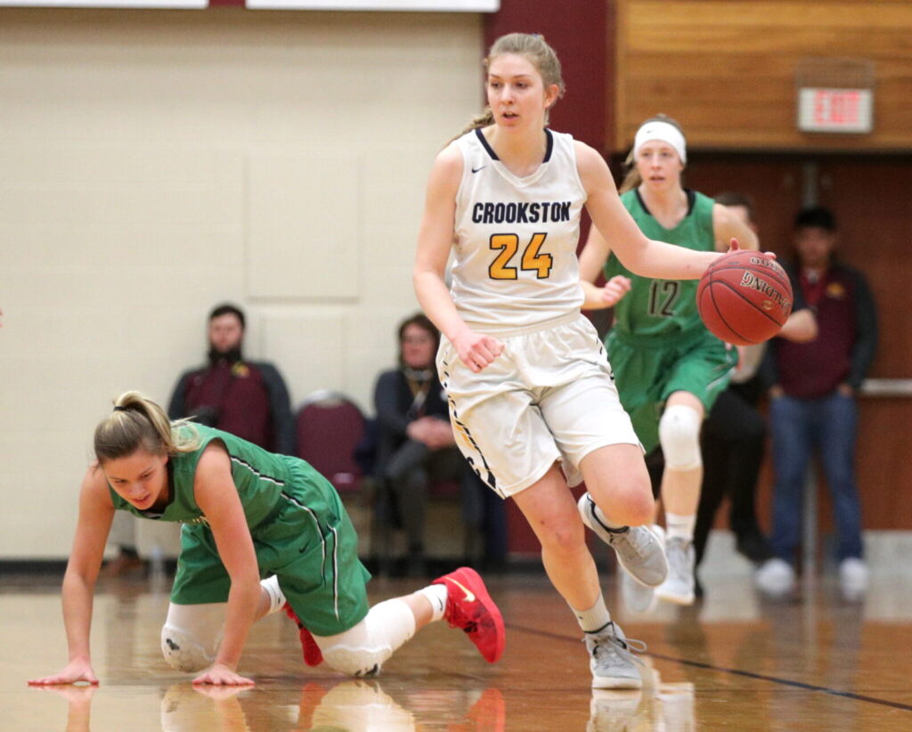 CROOKSTON GIRLS BASKETBALL STIFLES EGF IN ROUTE TO SECTION 8AA CHAMPIONSHIP GAME