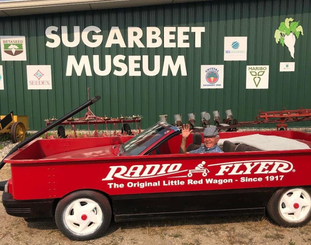 ALLAN DRAGSETH, AND HIS RED WAGON PONTIAC