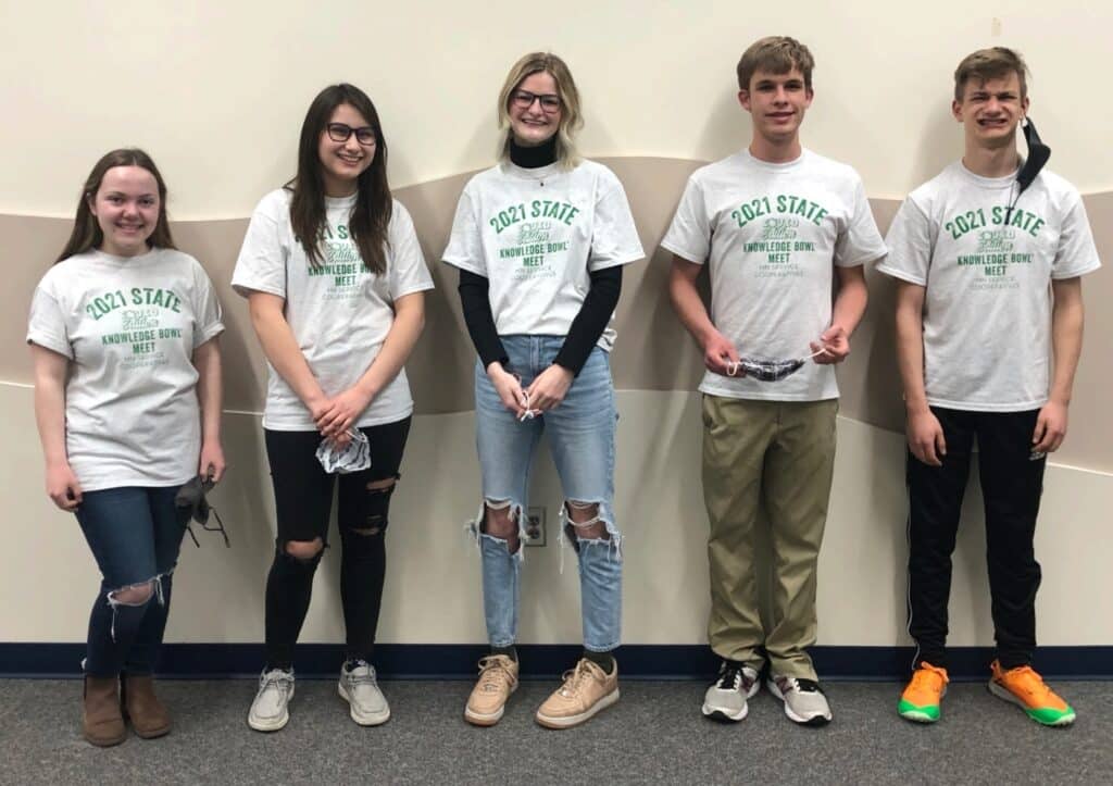 CROOKSTON KNOWLEDGE BOWL PLACES 20TH IN STATE