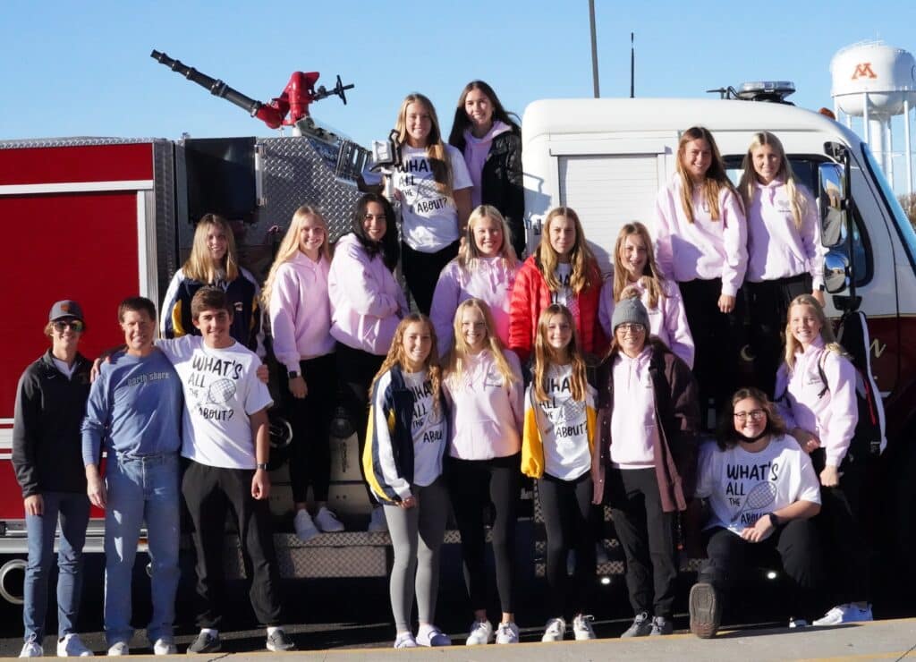 CROOKSTON HIGH SCHOOL SENDS-OFF GIRLS TENNIS TEAM TO STATE