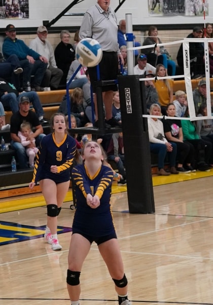 Receiving the ball