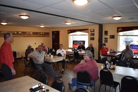 Dave Hughes Visits Crookston Ahead of Election