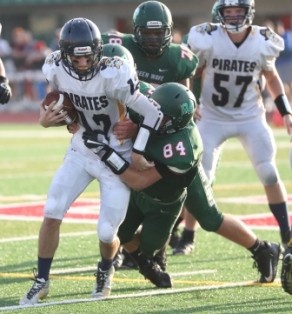 EGF Dominates Pirate Football In Season Opener