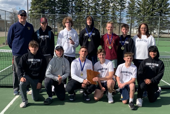 CROOKSTON BOYS TENNIS BEATS NL-S, FALLS TO EGF IN SECTION TOURNEY