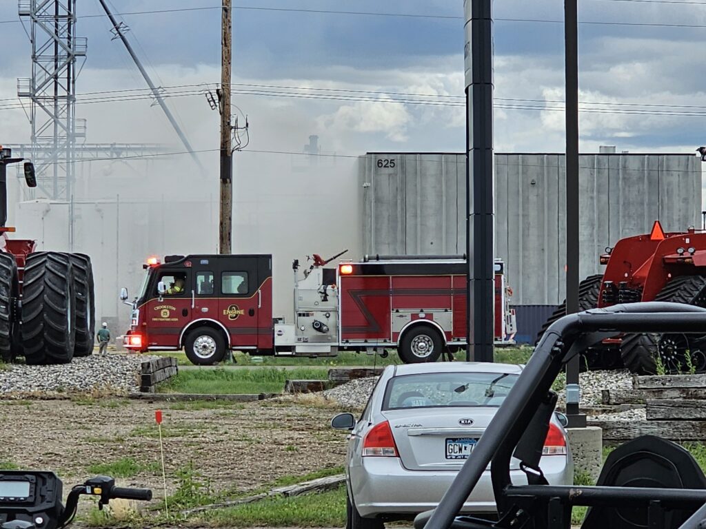 CROOKSTON FIRE DEPARTMENT RESPONDS TO FIRE AT AG INNOVATION CENTE