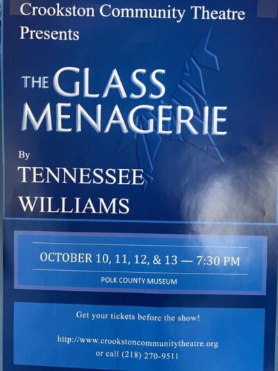 CCT to Perform “The Glass Menagerie” October 10-13.