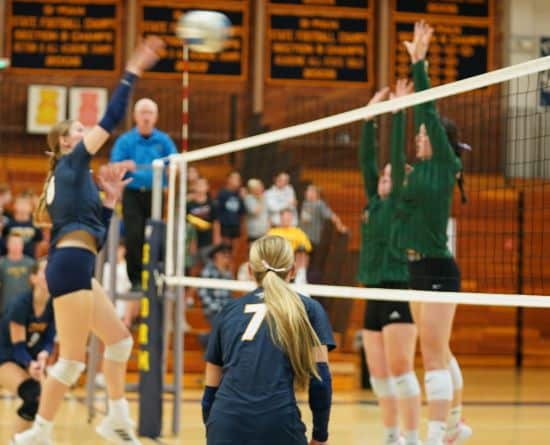 Stephen-Argyle Volleyball fights hard but falls to #10 Kittson County Central