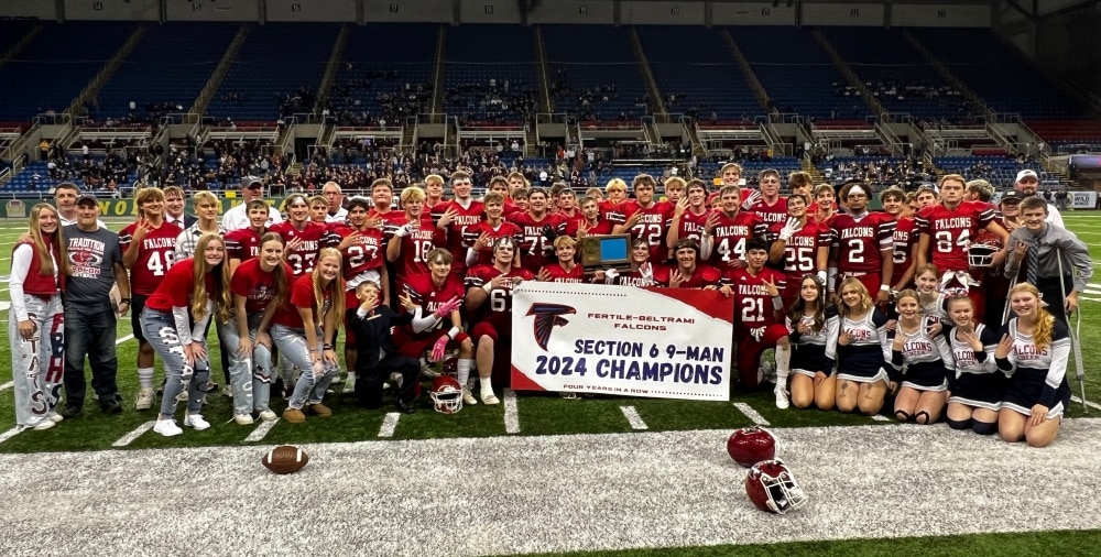 Fertile-Beltrami wins Section 6 9-Player Football Championship