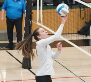 Sacred Heart Volleyball falls to BGMR in Section 8A tourney