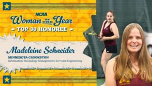 UMC alumn Madeleine Schneider named NCAA Women of the Year finalist