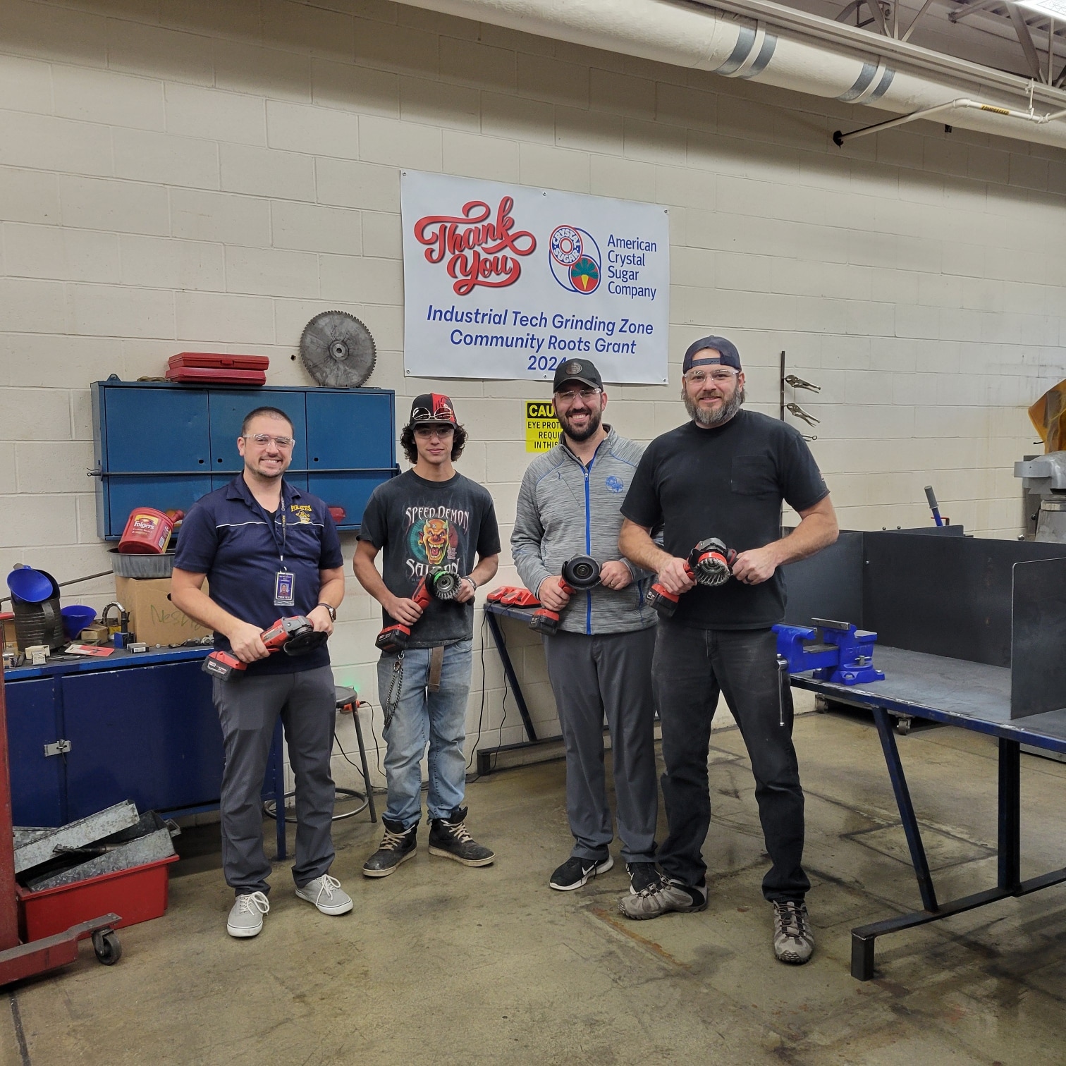 CHS Welding Project Completed Thanks to American Crystal Sugar