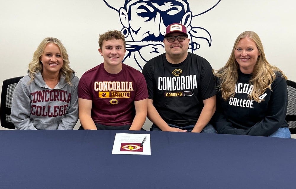 Crookston’s Matt Contreras signs to play Baseball at Concordia College