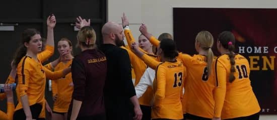 UMC Volleyball falls to MSU-Moorhead in four sets in high-octane Friday night match