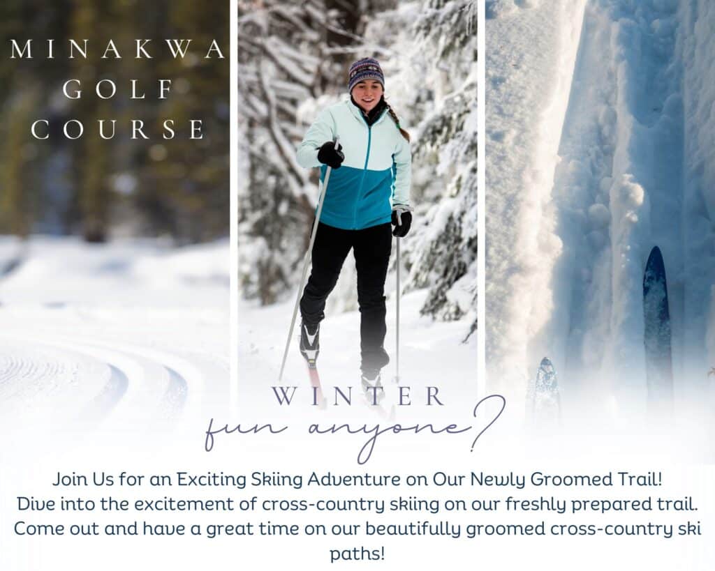 Cross-Country Skiing and Snowshoeing at Minakwa this winter
