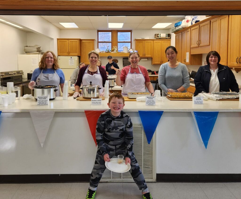 Stacey Stevens’ “Cowboy Casserole” is the winner of Our Savior’s Hotdish Competition