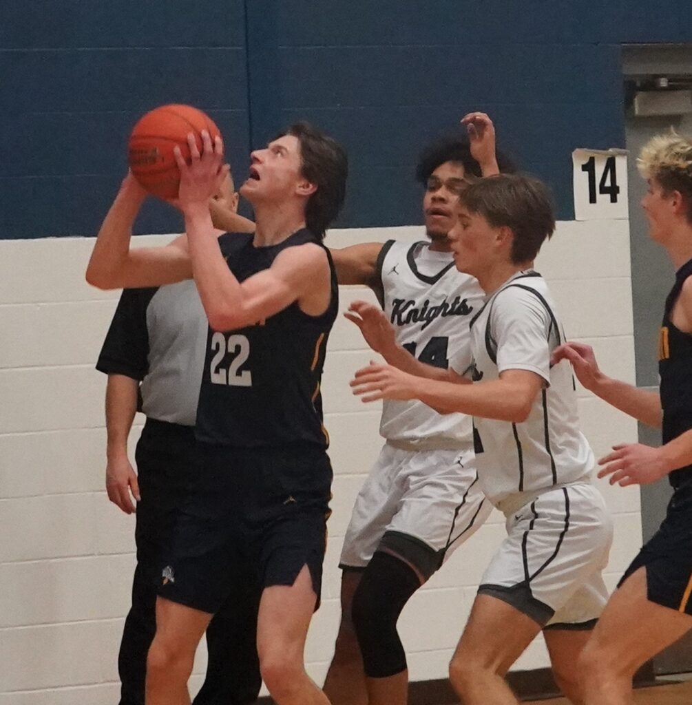 Stephen-Argyle’s Caden Pagnac records first half double-double, as Storm beats Climax-Fisher Boys Basketball