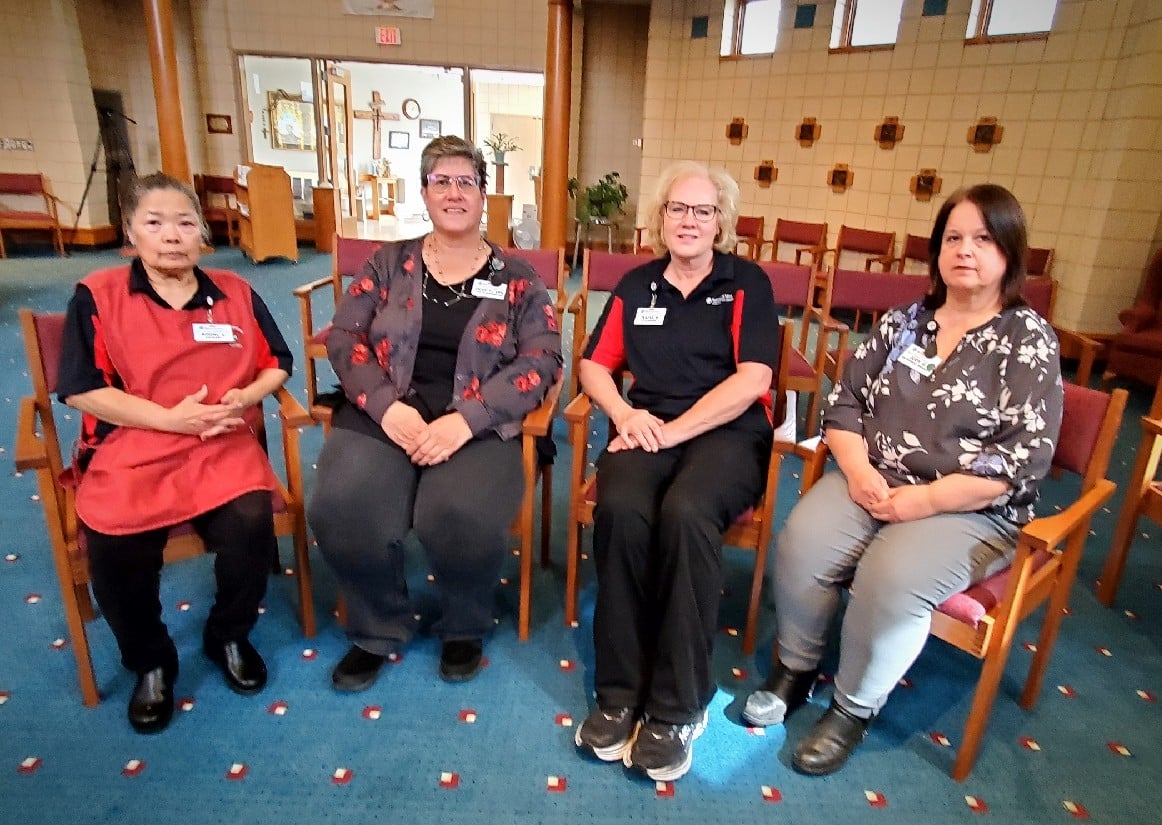 Four women, 171 Years of Beautiful Service provided to Benedictine Living Community-Crookston