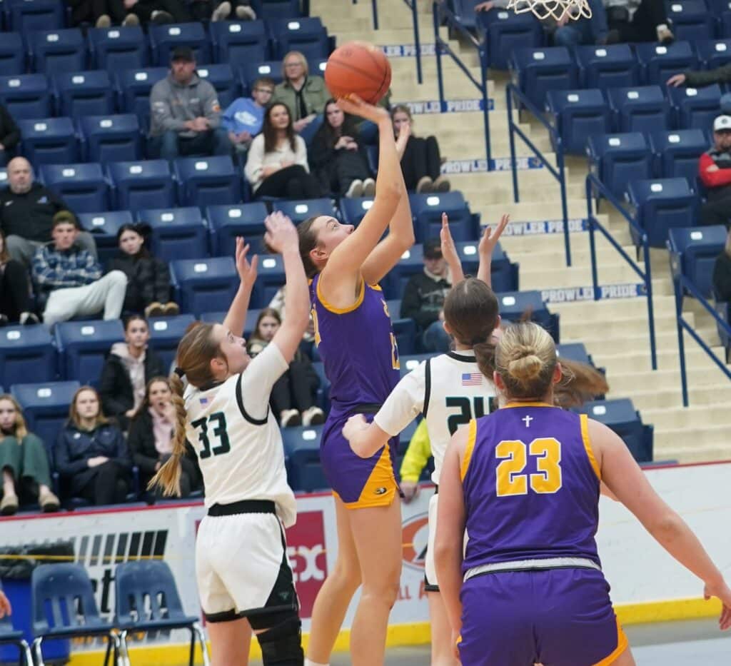Sacred Heart Girls Basketball downs Mahnomen-Waubun, advances to Section 8A Championship