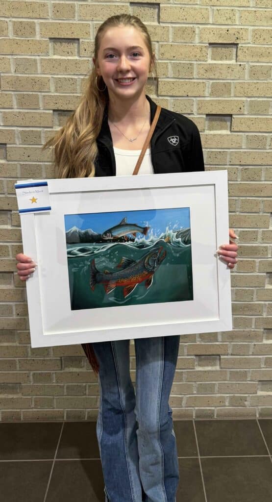 NWMAC Aimee Ross Alaskan Dolly Varden Student Merit Peoples Choice