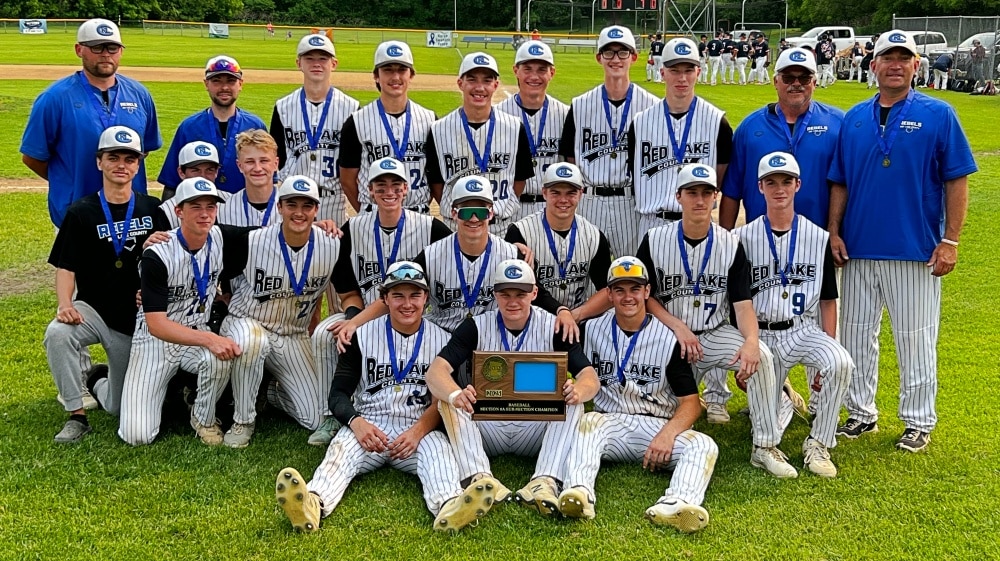 Red Lake County Baseball scores 4 runs in final 2 innings to beat Sacred Heart