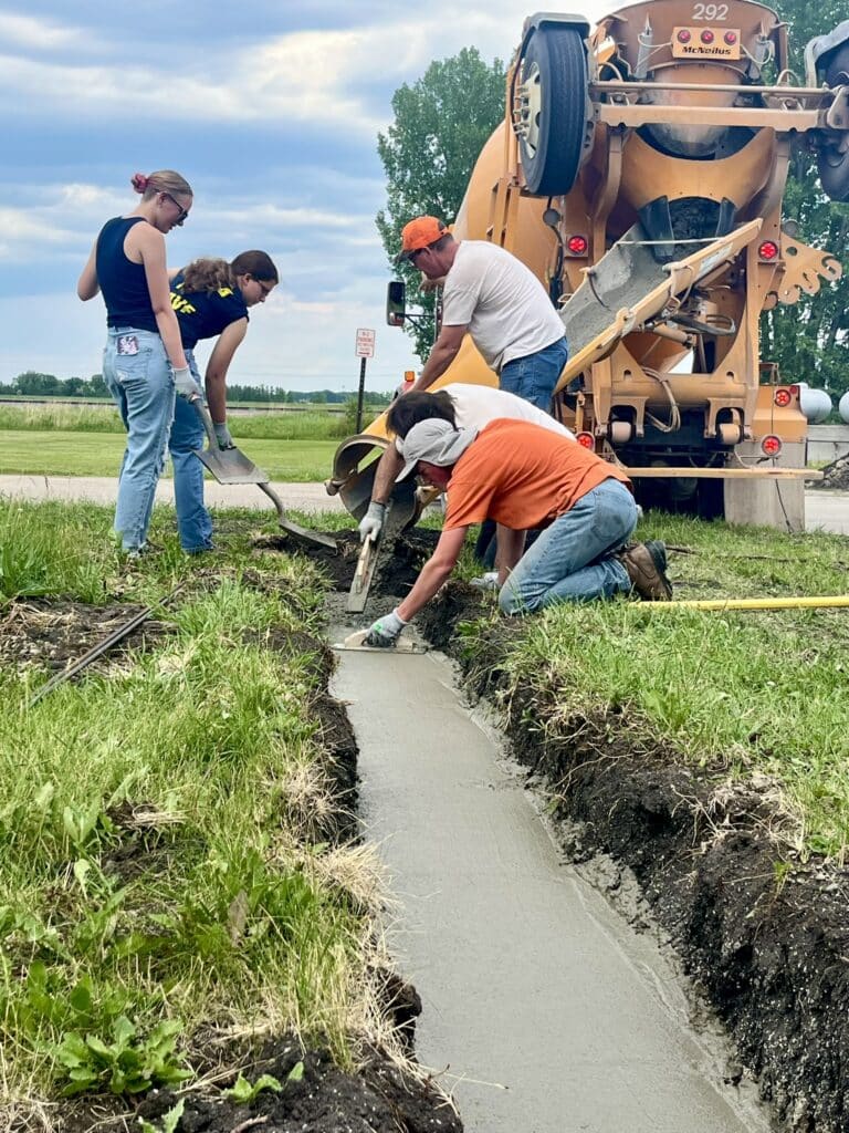 Crookston High School Greenhouse construction has begun