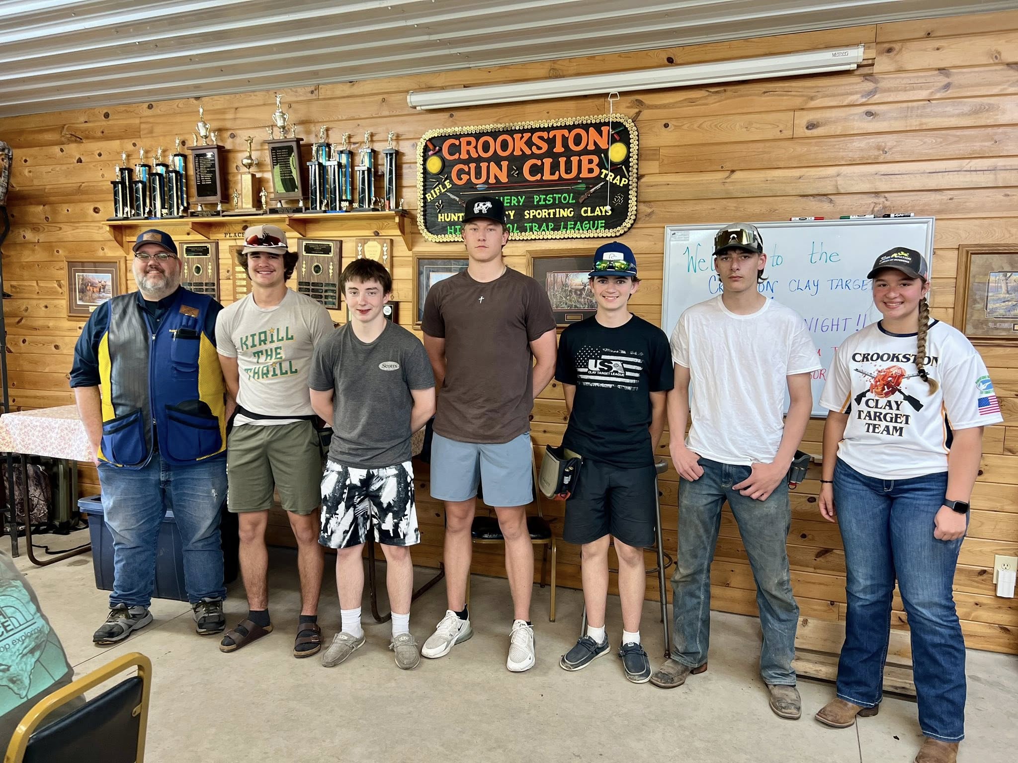 Crookston Pirate Clay Targe team hands out awards