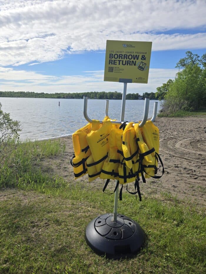 A Community Partnership in Polk County is Providing Free Life Jackets for Public Use