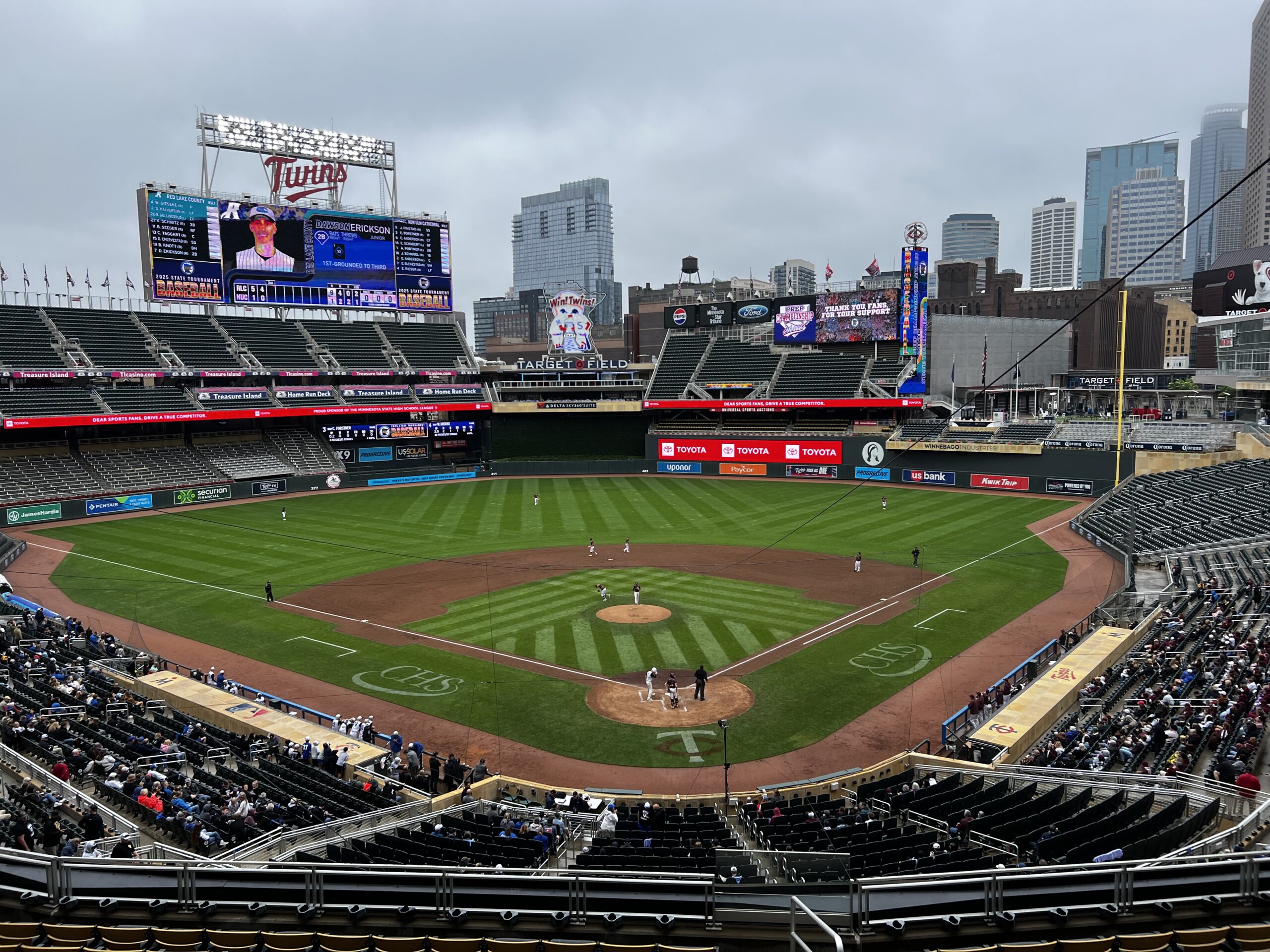 Red Lake County Baseball takes on New Ulm Cathedral in the State Championship