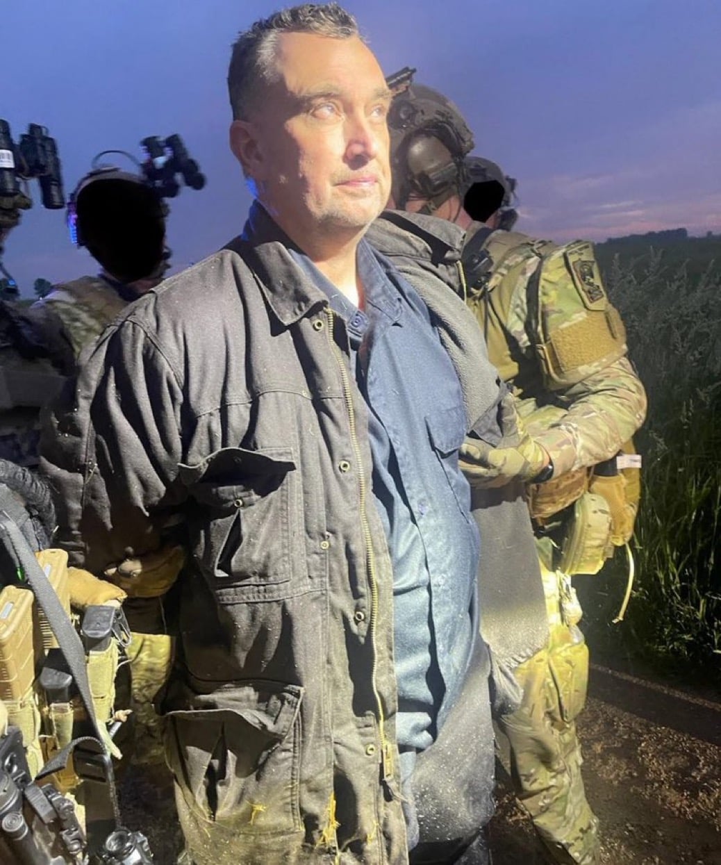 Vance Boelter taken into custody in a field in Ramsey County
