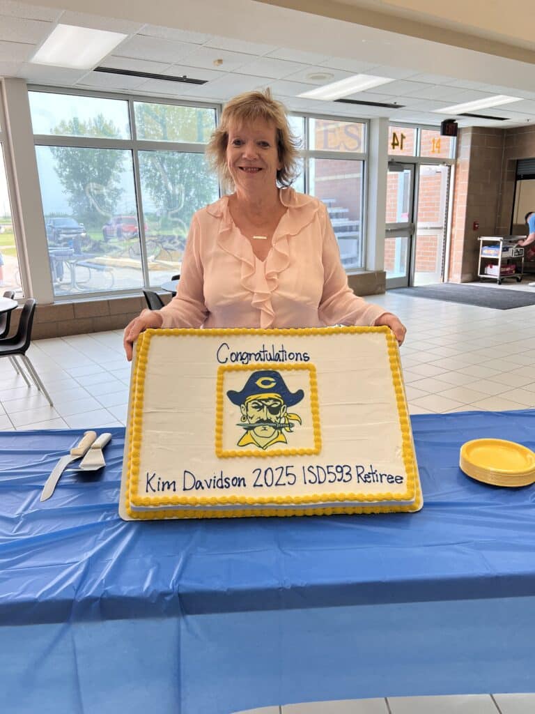 Crookston School District presents Service Awards, OSPY Awards and honored retiree Kim Davidson on Friday