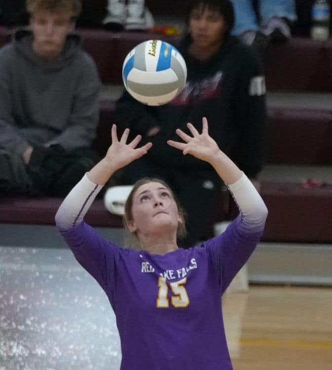 Ada-Borup-West’s pair of NDSU commits lead them past Red Lake Falls in the Section 8A Volleyball semi-finals