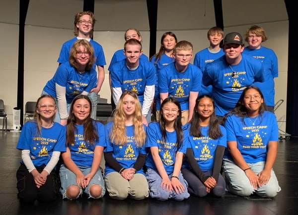 Crookston Pirate Speech team has a Speech Camp