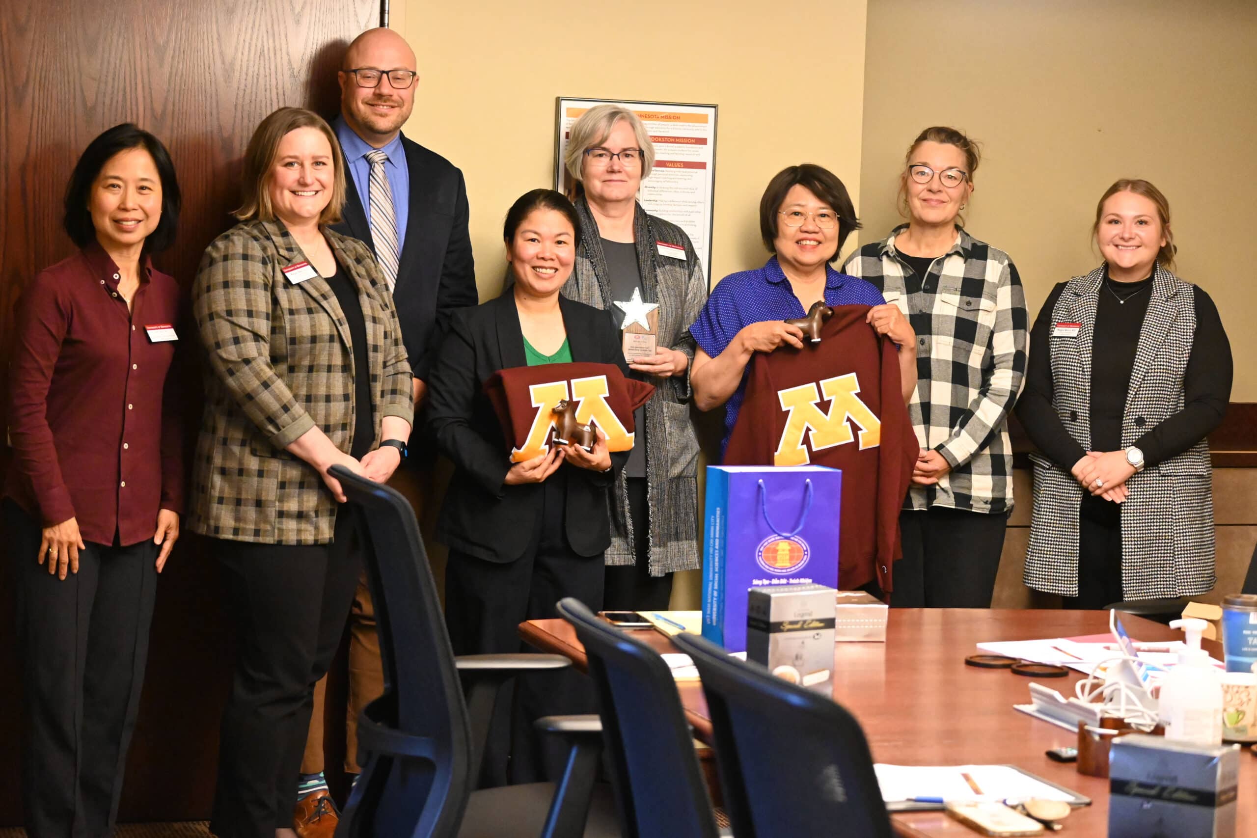 Delegates from the Vietnam National University, Ho Chi Minh City, visit UMC