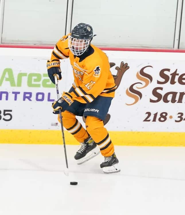 Crookston Girls Hockey’s Jensen Stian scores second OT goal of the season to beat DL