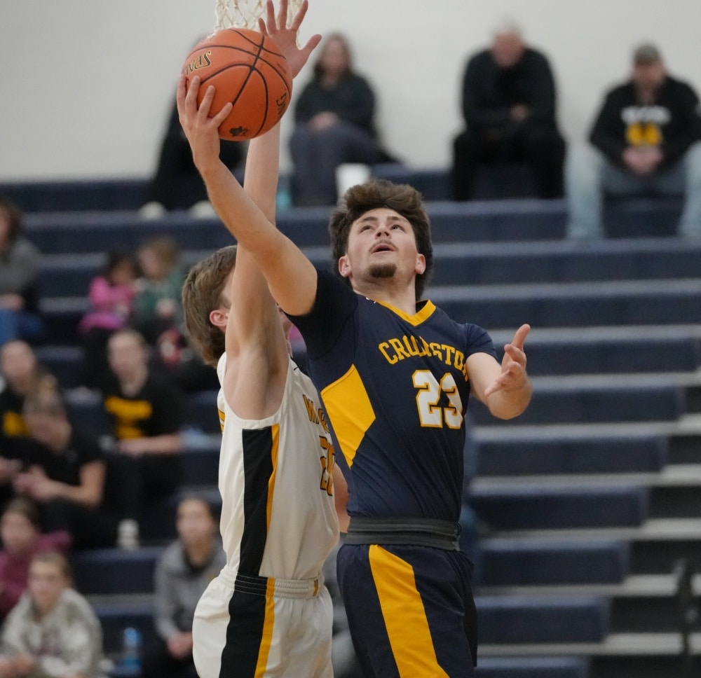 Warroad uses big second half run to beat Pirate Boys Basketball