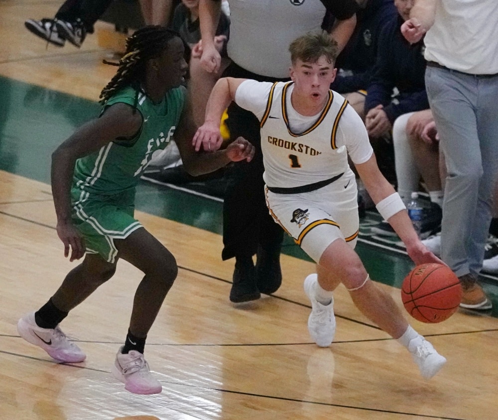 Crookston Pirate Boys Basketball struggles on the boards in loss to EGF
