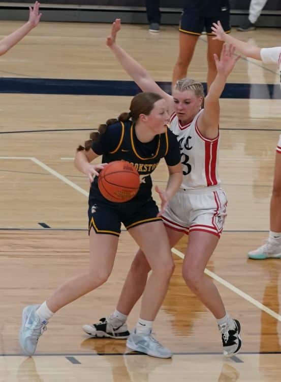 Crookston Pirate Girls Basketball runs out of gas late, falls to RLCC