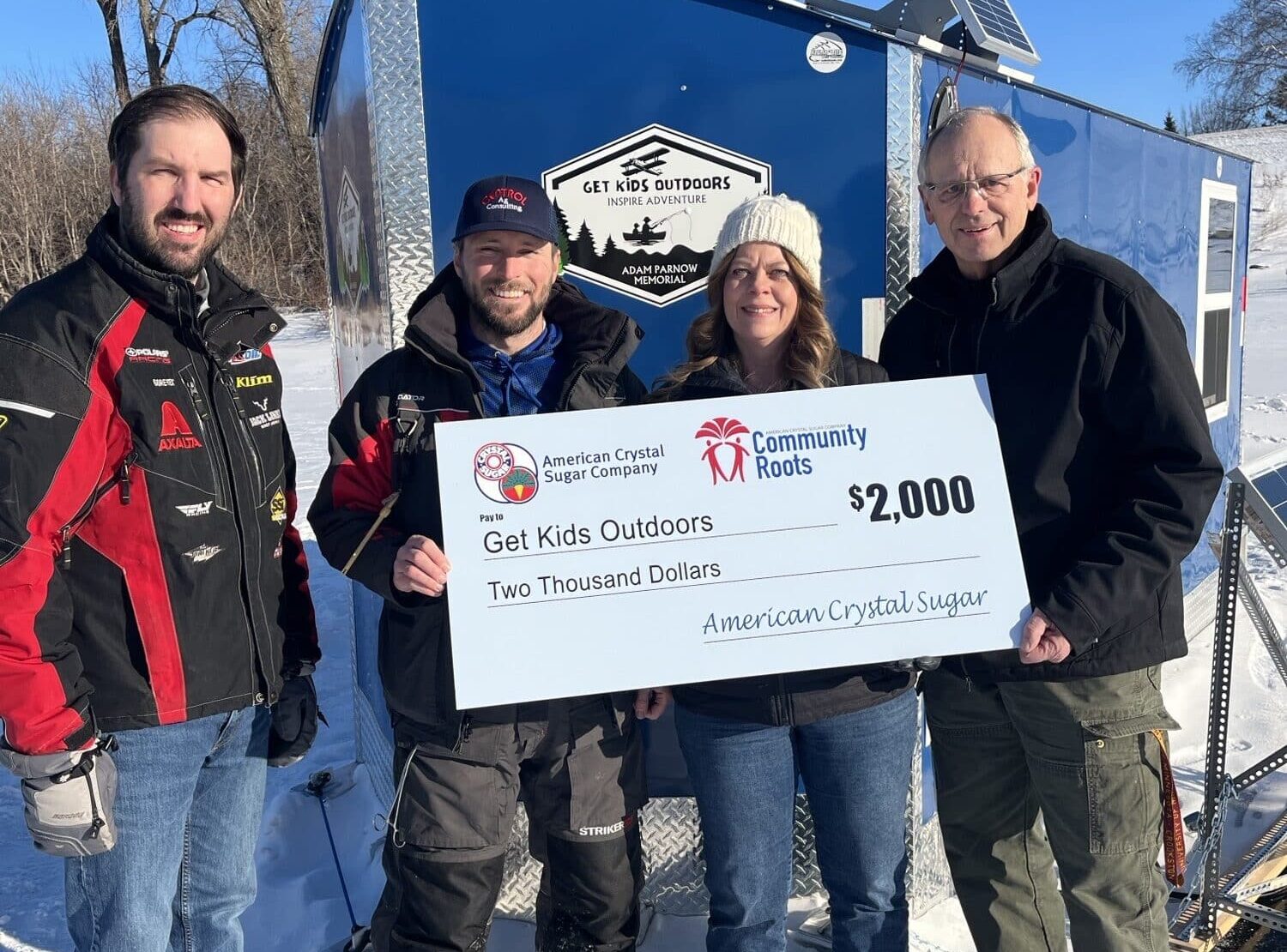 American Crystal Sugar donates $2,000 to Get Kids Outdoors